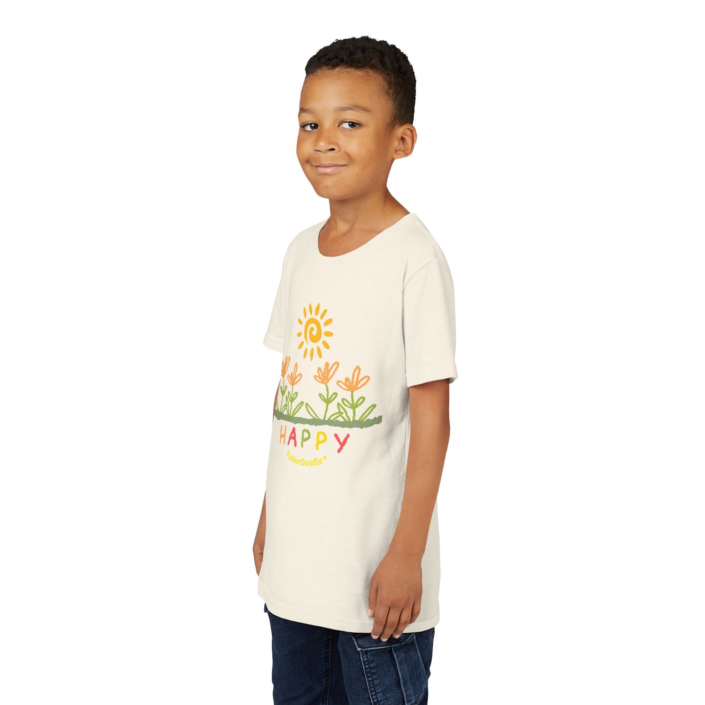 HAPPY Youth T-Shirt - Build Joyful Kids - PunkerDoodle®