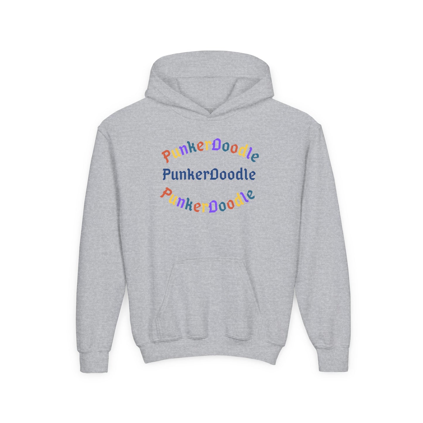 PunkerDoodle® Youth Hoodie – Triple Logo