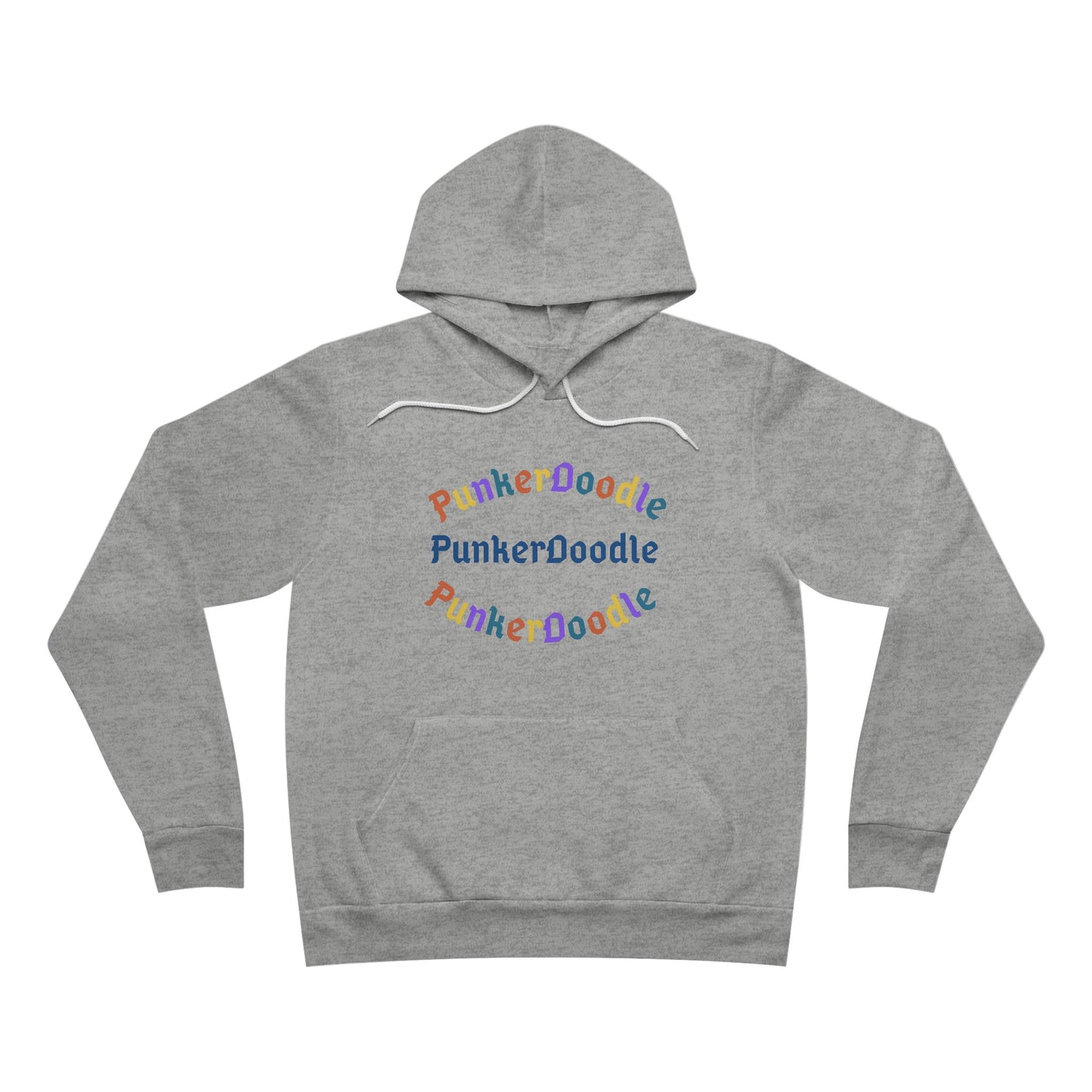 PunkerDoodle® Sponge Fleece Hoodie – Triple Logo Edition