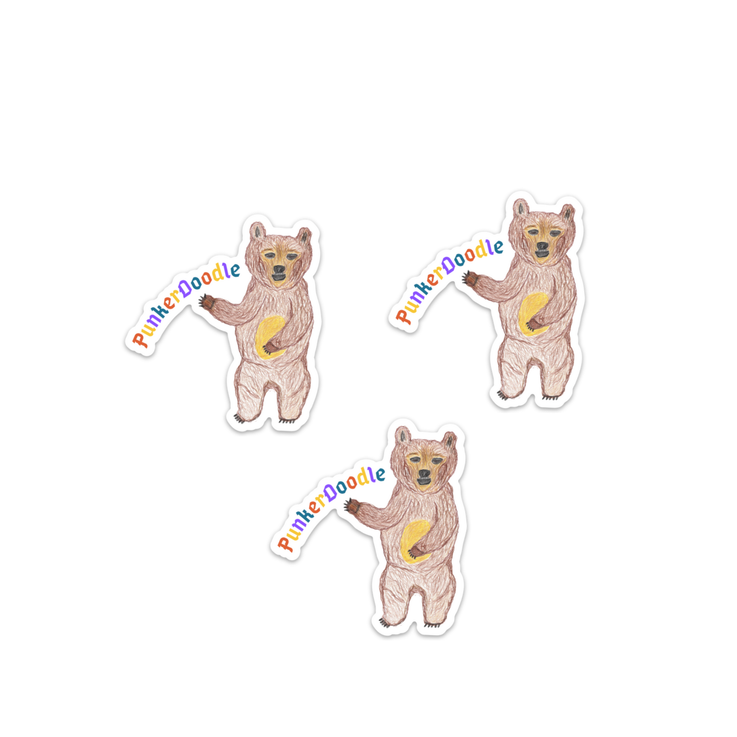 JJ the Bear PunkerDoodle® Magnet