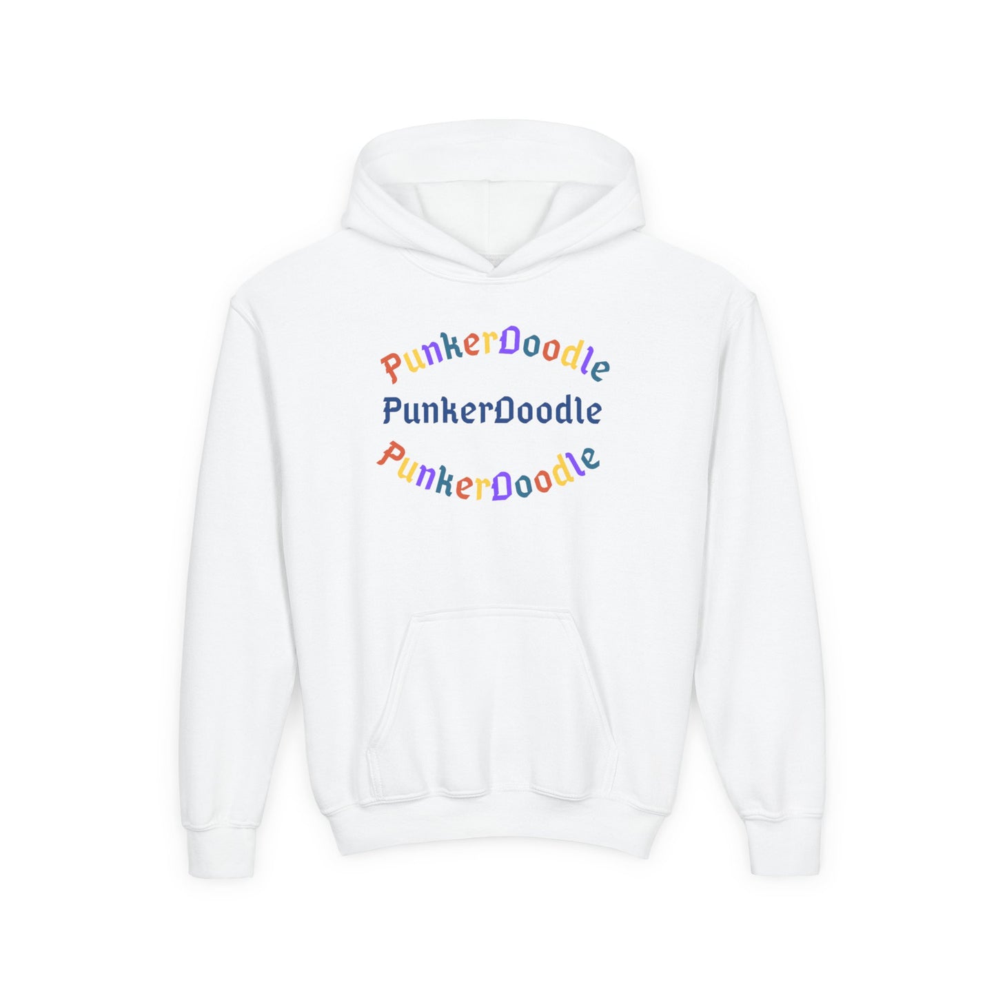 PunkerDoodle® Youth Hoodie – Triple Logo