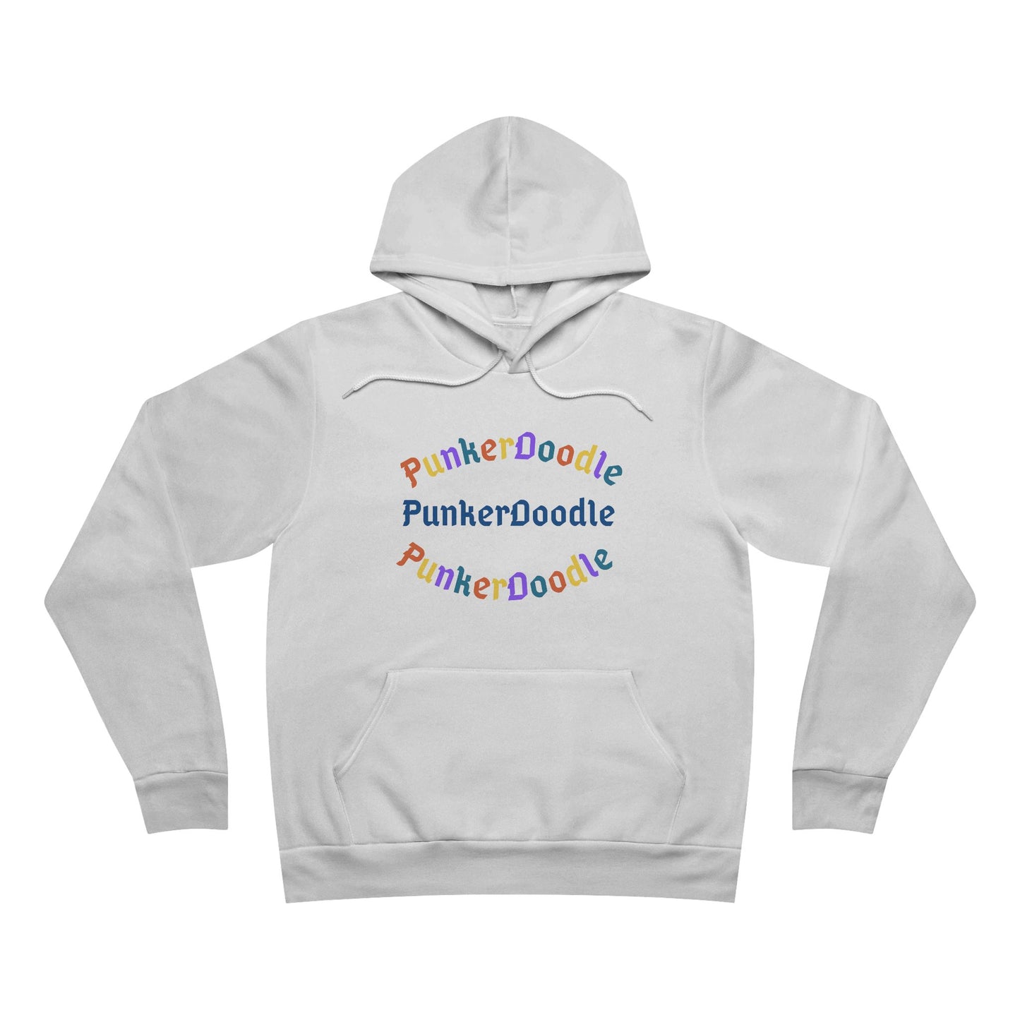 PunkerDoodle® Sponge Fleece Hoodie – Triple Logo Edition