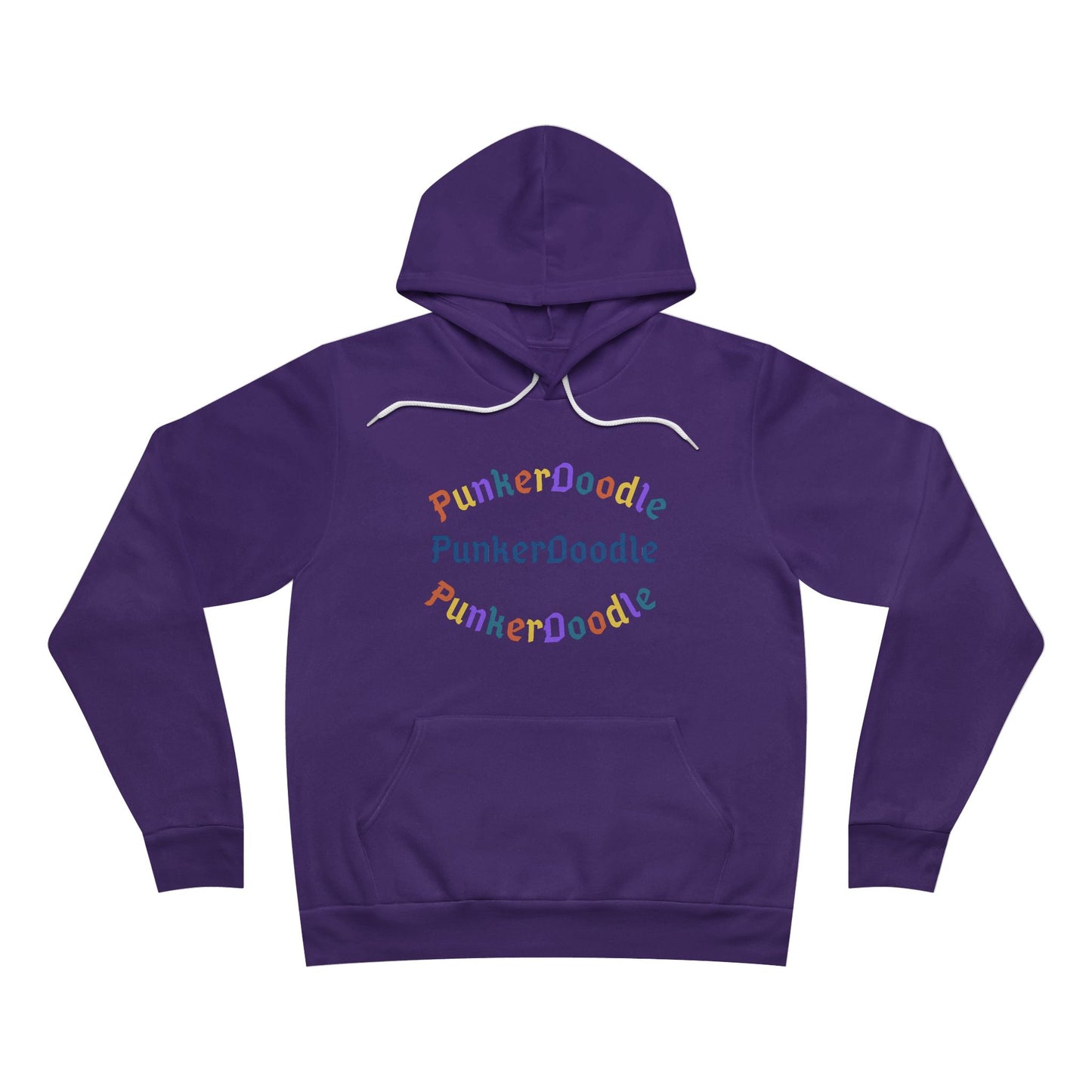 PunkerDoodle® Sponge Fleece Hoodie – Triple Logo Edition