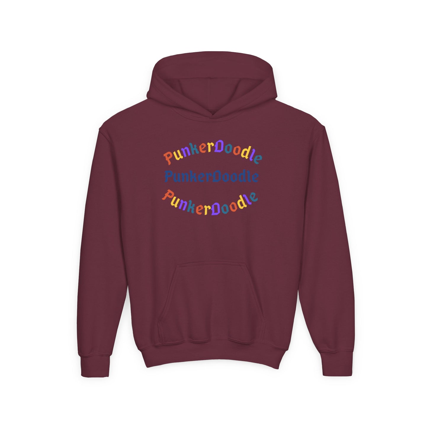 PunkerDoodle® Youth Hoodie – Triple Logo