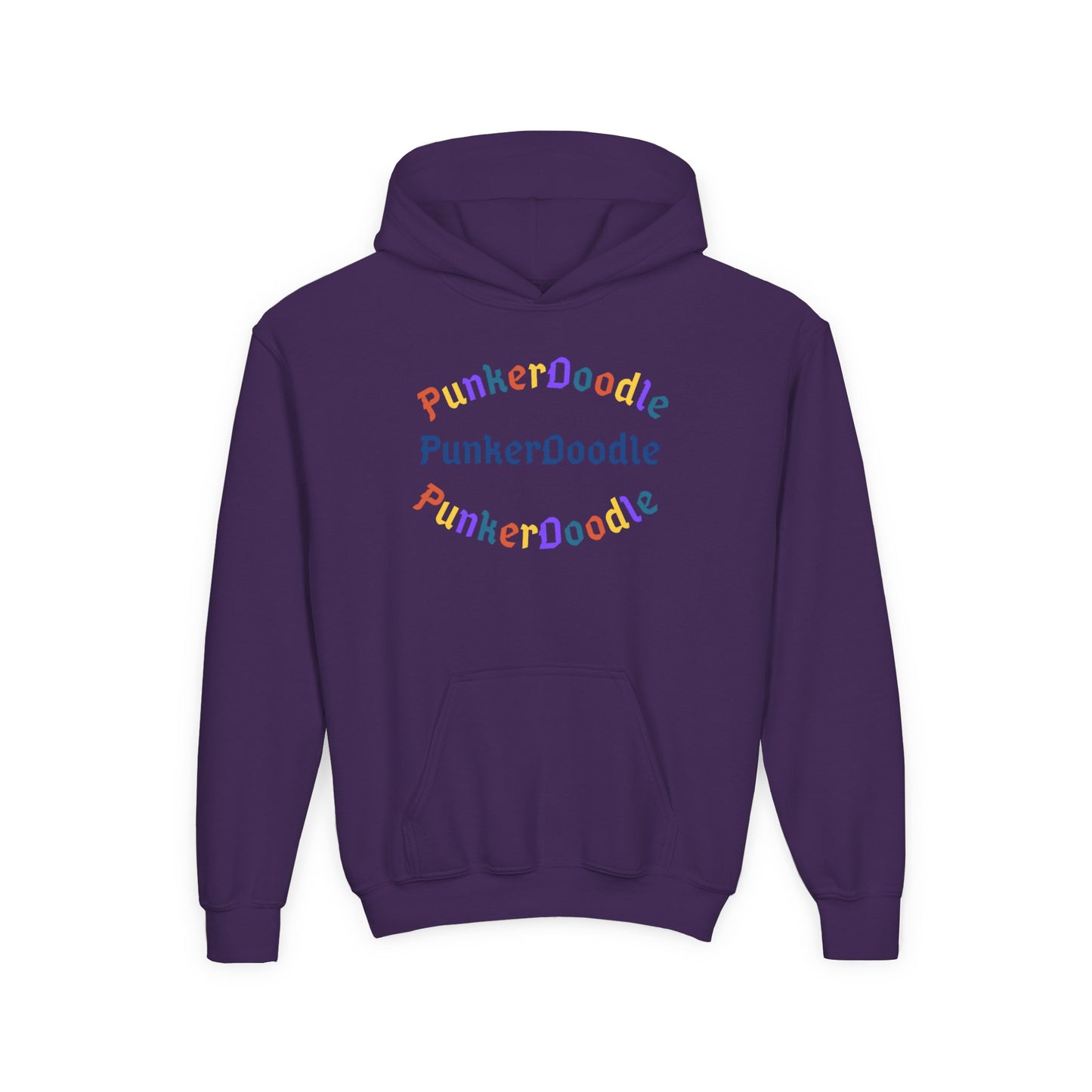 PunkerDoodle® Youth Hoodie – Triple Logo