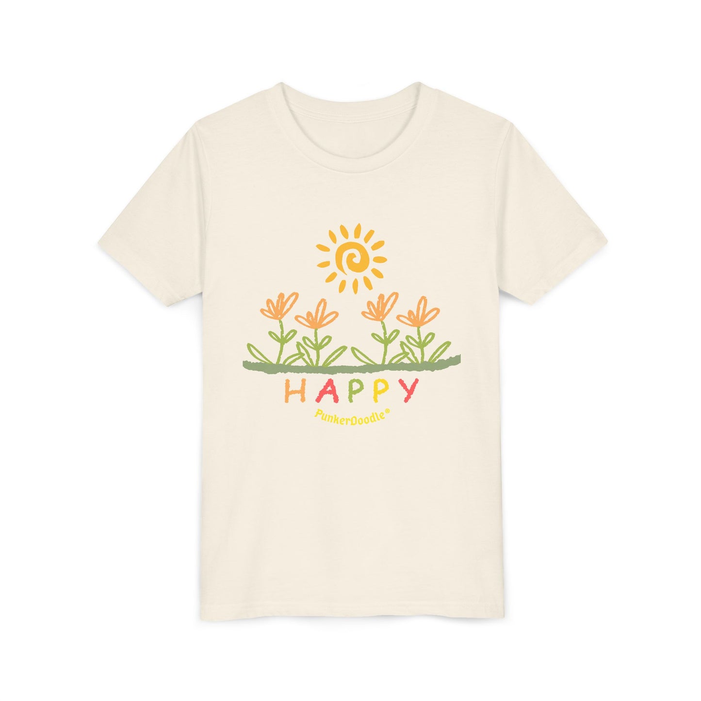 HAPPY Youth T-Shirt - Build Joyful Kids - PunkerDoodle®