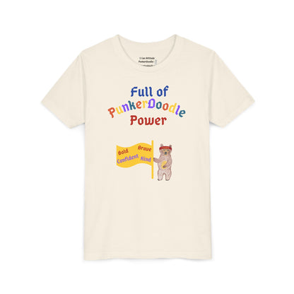 Full of PunkerDoodle® Power Youth T-Shirt - Build Confidence Daily - PunkerDoodle®