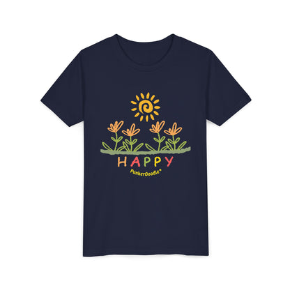 HAPPY Youth T-Shirt - Build Joyful Kids - PunkerDoodle®