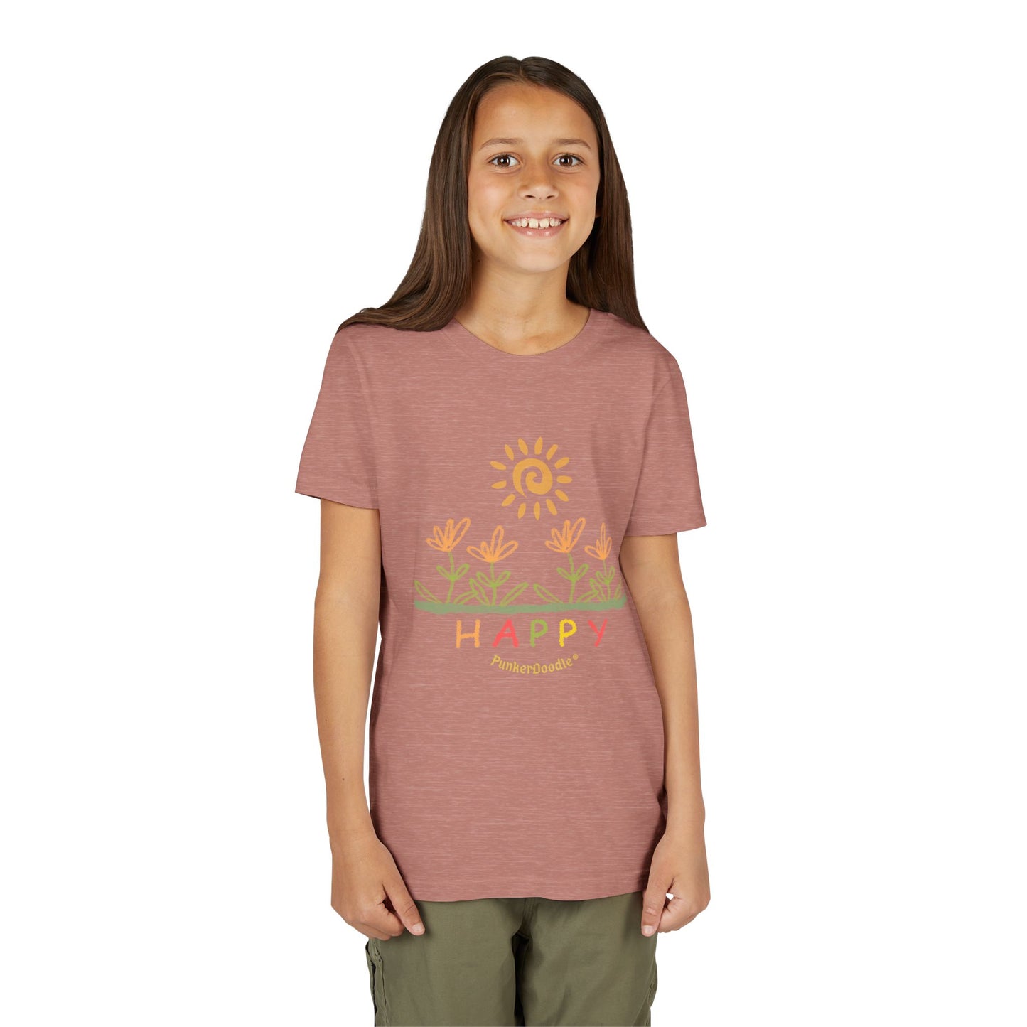 HAPPY Youth T-Shirt - Build Joyful Kids - PunkerDoodle®
