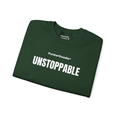 Unstoppable Motivational Crewneck Sweatshirt – PunkerDoodle®