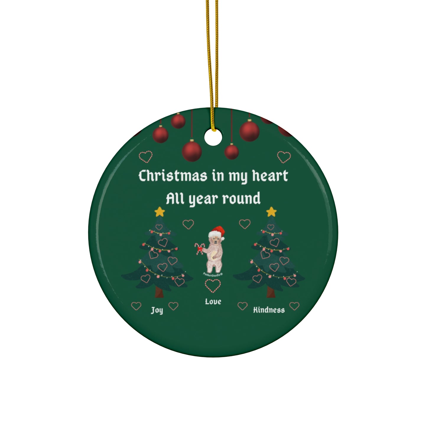 Christmas Ornament - Christmas in My Heart All Year Round