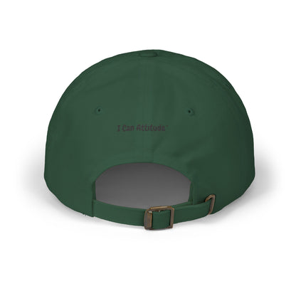 back side of green hat with I Can Attitude™