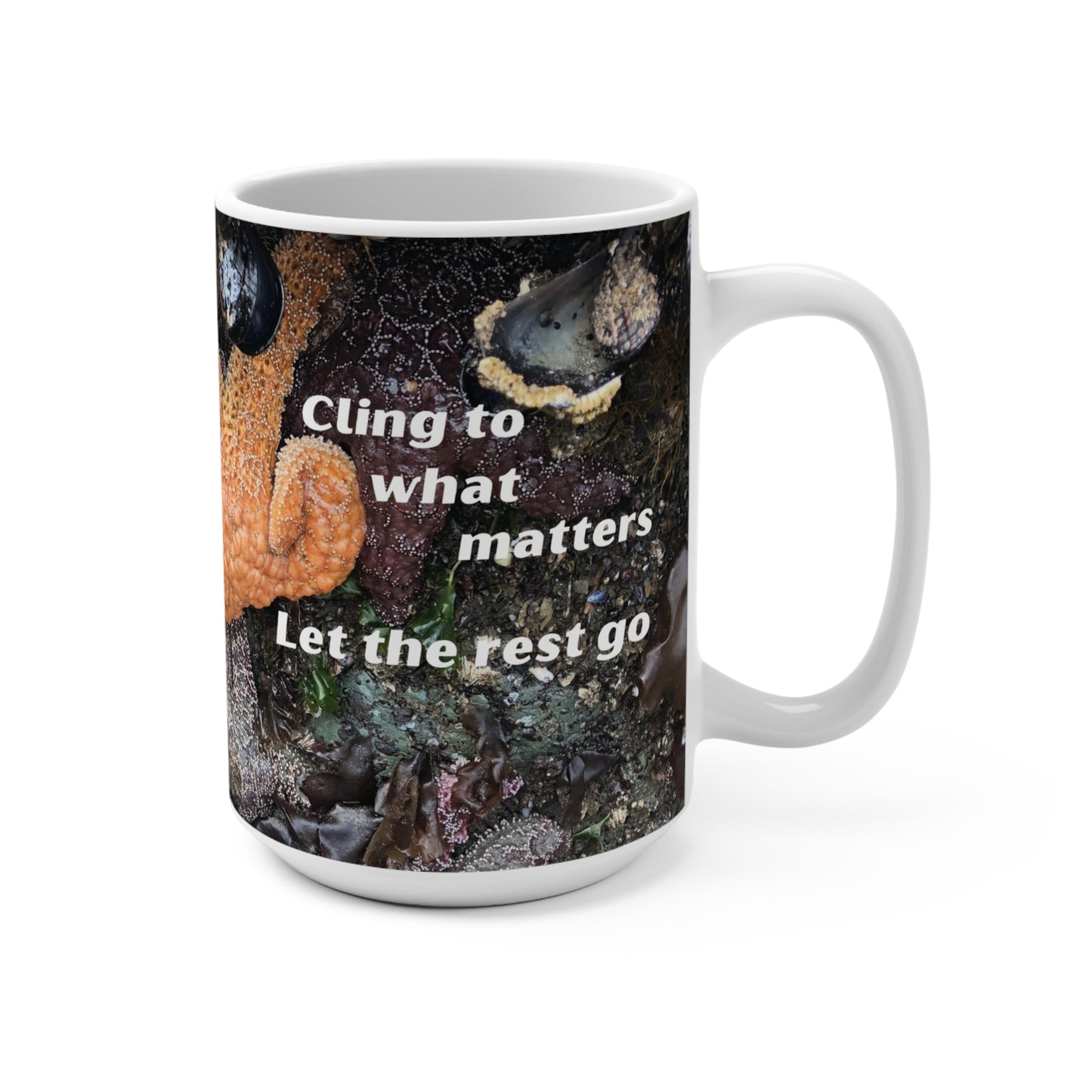 Cling to What Matters – PunkerDoodle® Marine Photography Mug