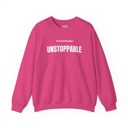Unstoppable Motivational Crewneck Sweatshirt – PunkerDoodle®