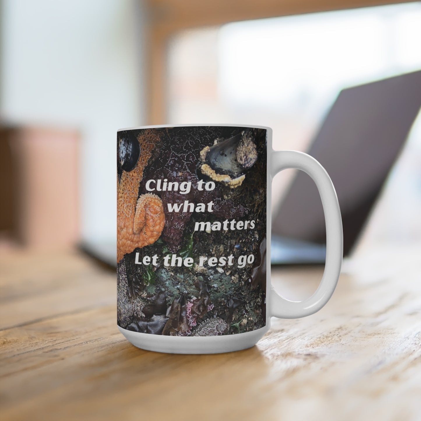 Cling to What Matters – PunkerDoodle® Marine Photography Mug