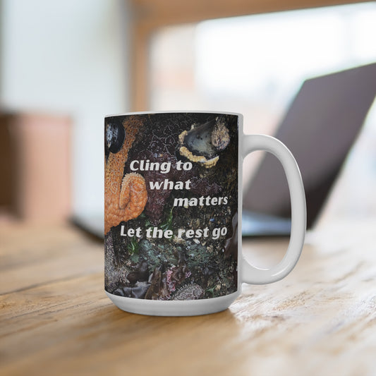 Cling to What Matters – PunkerDoodle® Marine Photography Mug