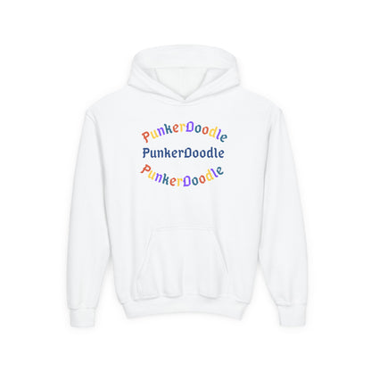 PunkerDoodle® Youth Hoodie – Triple Logo