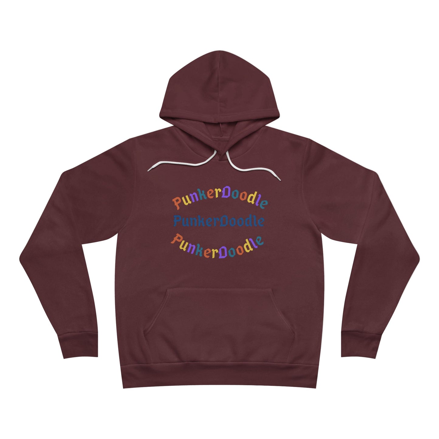 PunkerDoodle® Sponge Fleece Hoodie – Triple Logo Edition