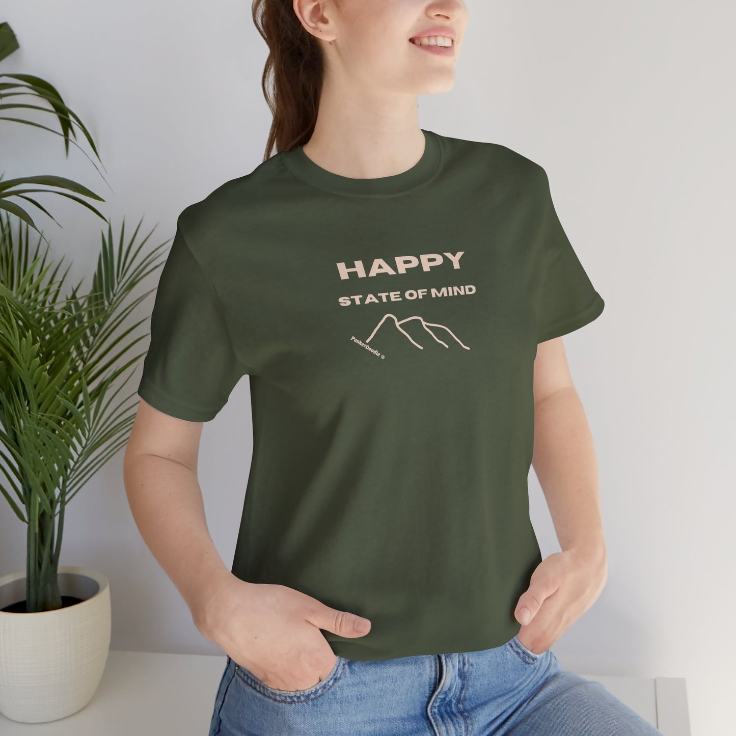 HAPPY State of Mind T-Shirt - Choose Joy Daily - PunkerDoodle®