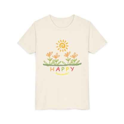 HAPPY Youth T-Shirt - Build Joyful Kids - PunkerDoodle®