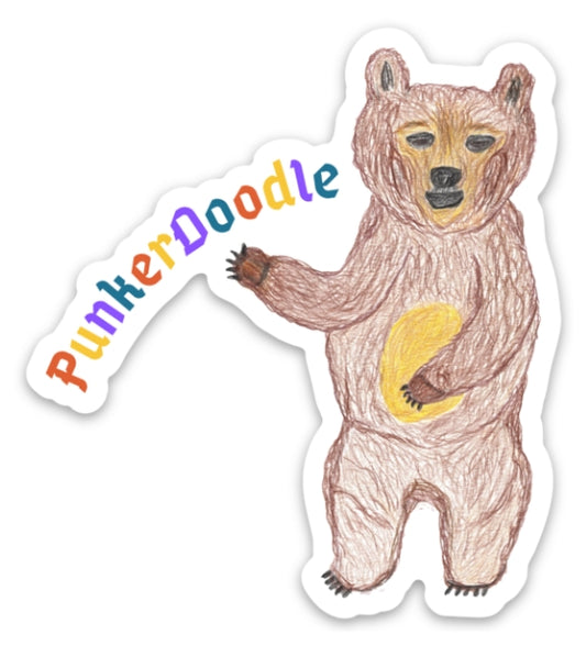 JJ the Bear PunkerDoodle® Magnet