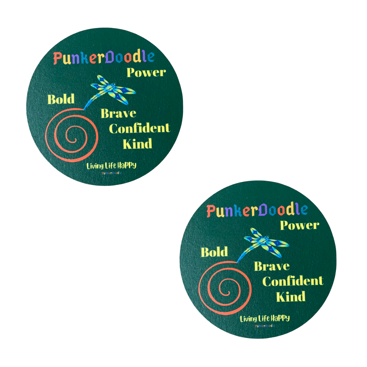 Inspirational Coasters Set of 2 - Daily Motivation Quote Coasters